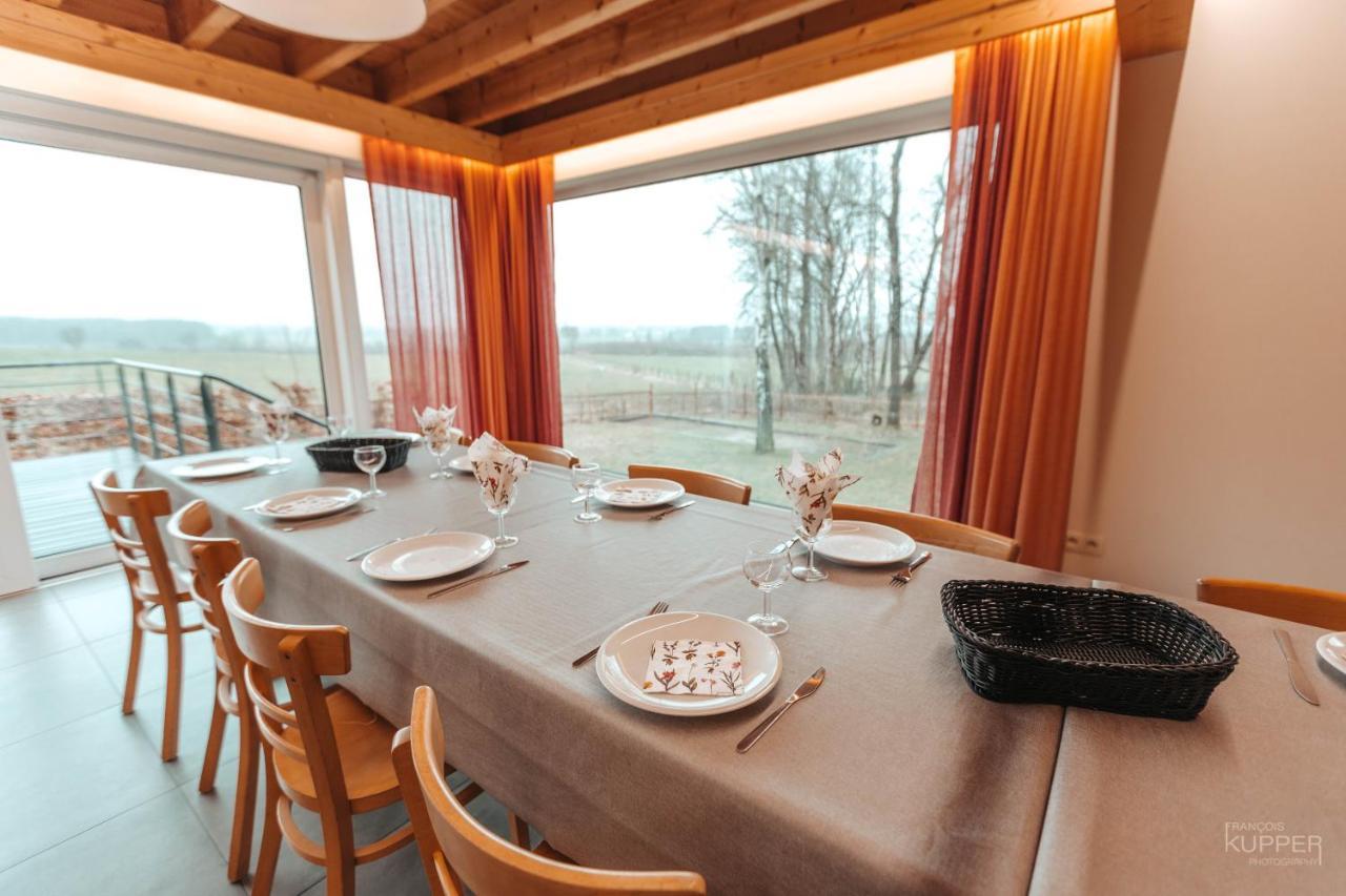 Le Loup Gris - 35 Pers - Vue-Wellness, Butgenbach-Malmedy Vila Exterior foto