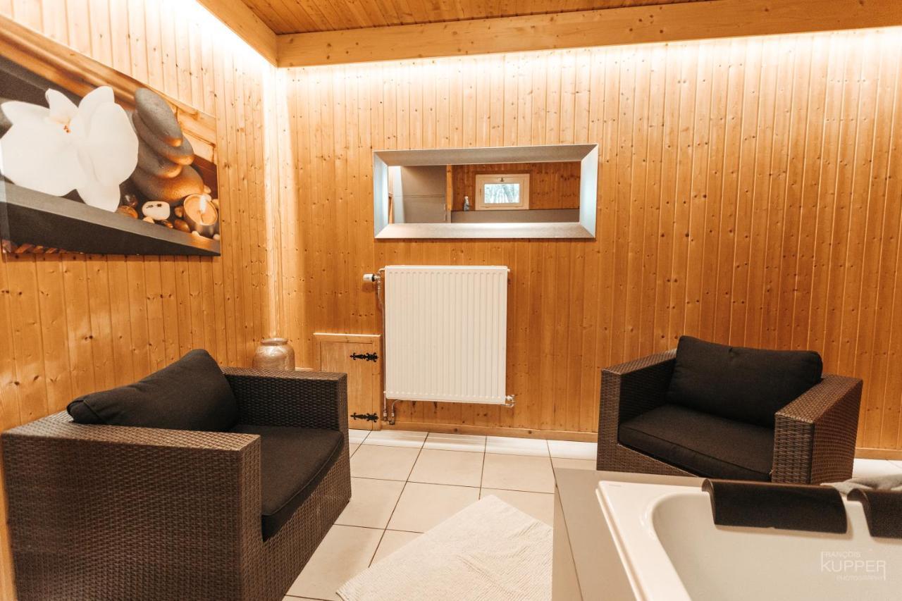 Le Loup Gris - 35 Pers - Vue-Wellness, Butgenbach-Malmedy Vila Exterior foto